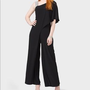 Black with diamonds formal jumpsuit